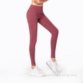 Leggings fan swarte mesh-panne gym